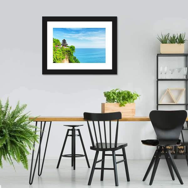 Uluwatu Temple Canvas Wall Art-3 Horizontal-Gallery Wrap-25" x 16"-Tiaracle