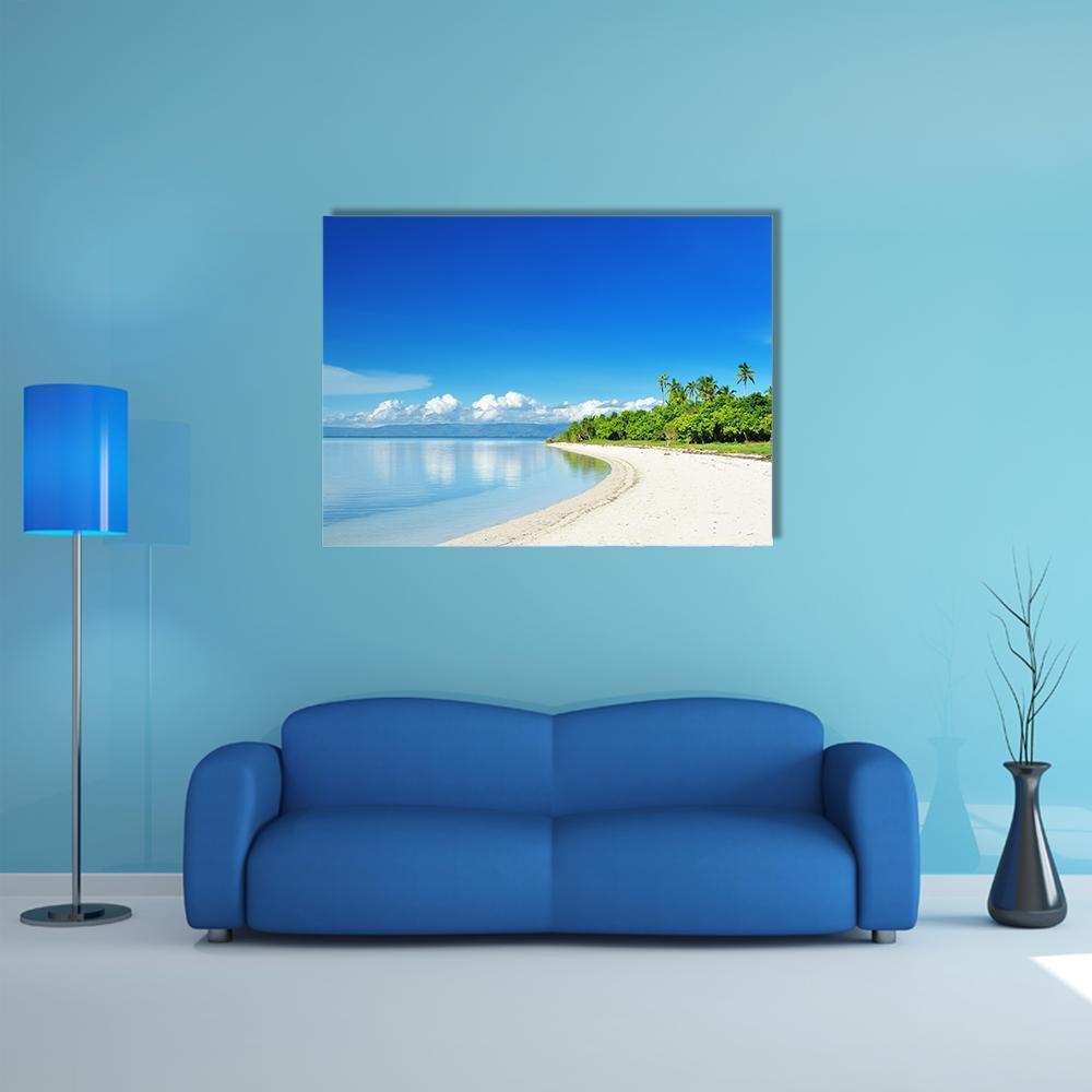 Uninhabited Island At Philippines Canvas Wall Art-1 Piece-Gallery Wrap-48" x 32"-Tiaracle