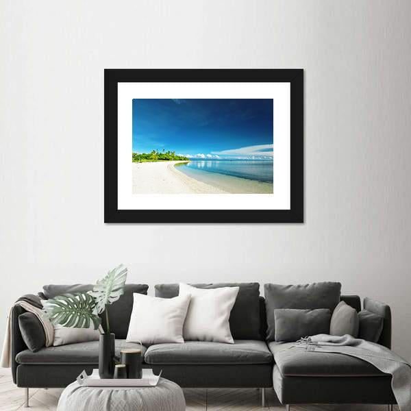 Uninhabited Island Philippines Canvas Wall Art-1 Piece-Framed Print-20" x 16"-Tiaracle