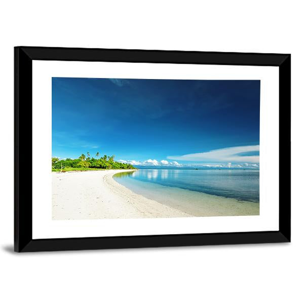 Uninhabited Island Philippines Canvas Wall Art-3 Horizontal-Gallery Wrap-25" x 16"-Tiaracle