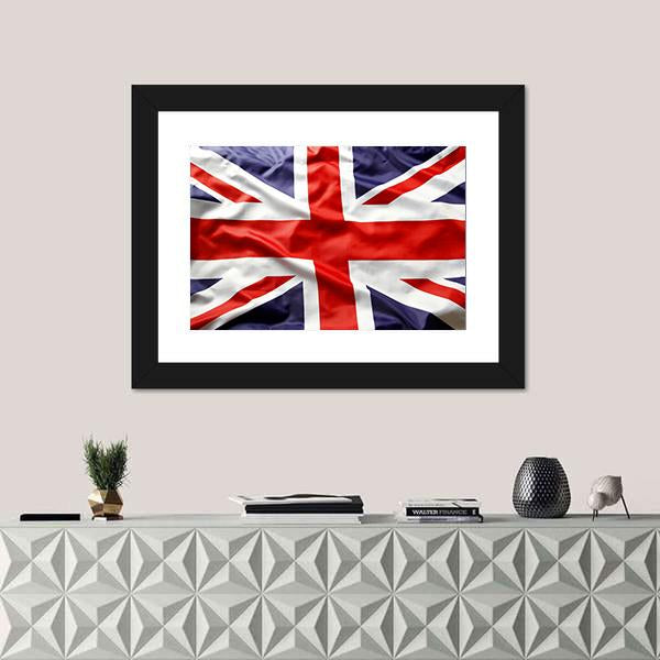 Union Jack Flag Canvas Wall Art-5 Horizontal-Gallery Wrap-22" x 12"-Tiaracle