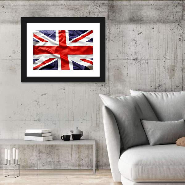 Union Jack Flag Canvas Wall Art-5 Horizontal-Gallery Wrap-22" x 12"-Tiaracle