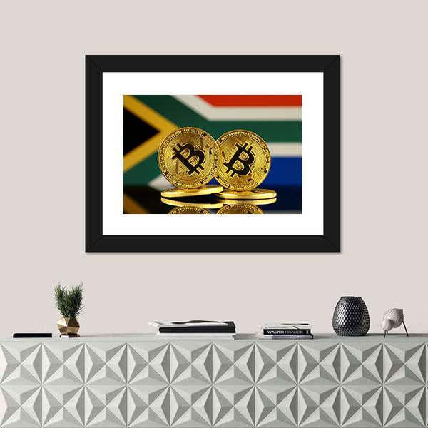 Union Of Bitcoin Panoramic Canvas Wall Art-1 Piece-36" x 12"-Tiaracle