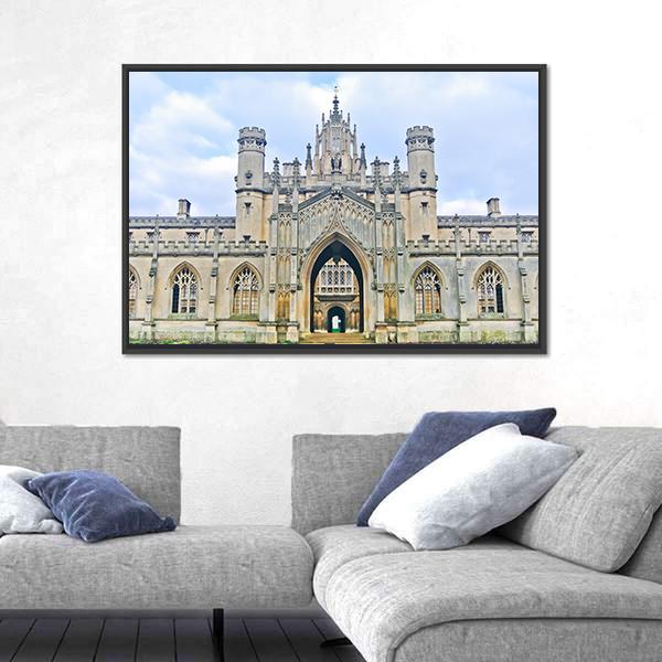 University Of Cambridge In England Canvas Wall Art-5 Horizontal-Gallery Wrap-22" x 12"-Tiaracle