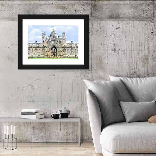 University Of Cambridge In England Canvas Wall Art-3 Horizontal-Gallery Wrap-25" x 16"-Tiaracle