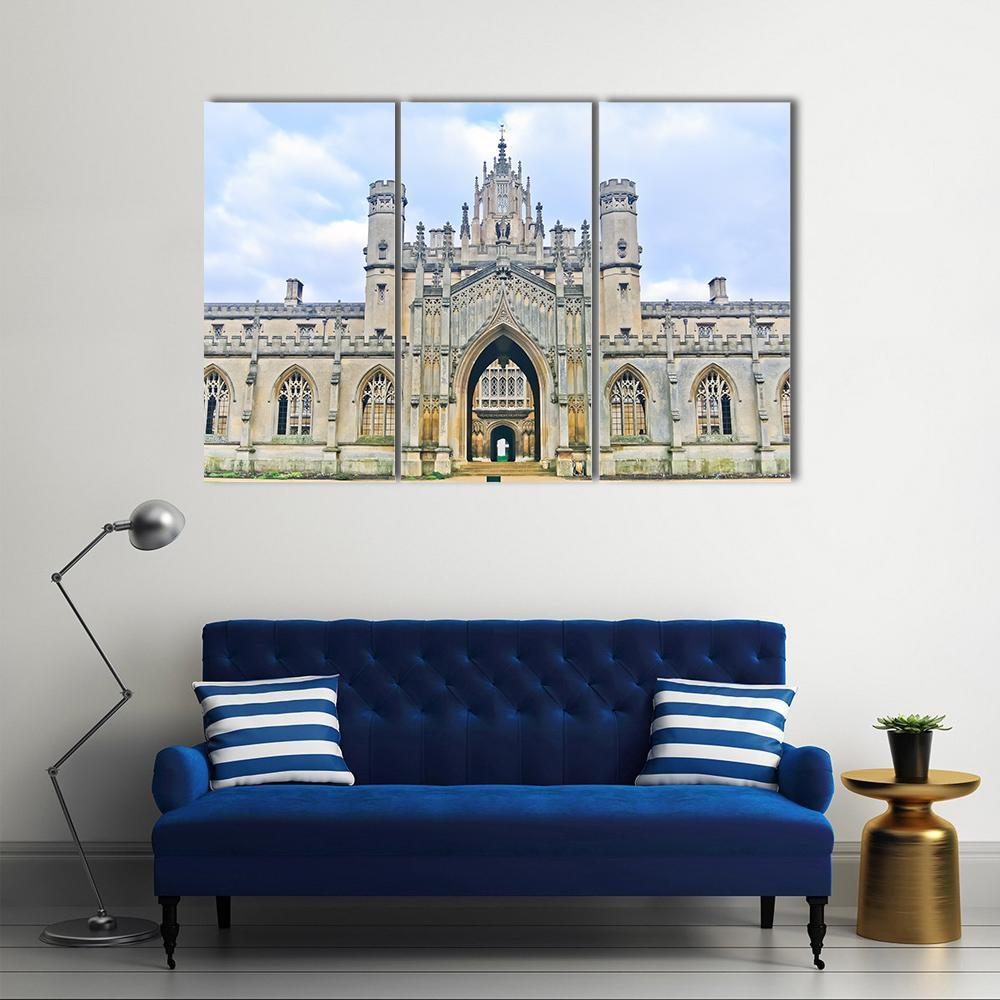 University Of Cambridge In England Canvas Wall Art-3 Horizontal-Gallery Wrap-37" x 24"-Tiaracle