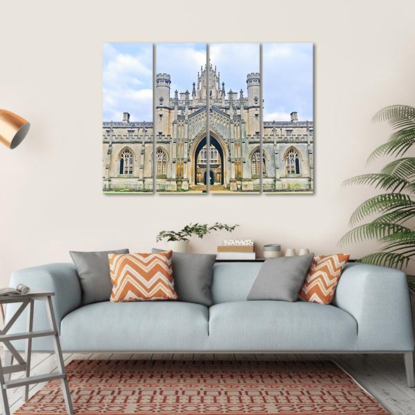 University Of Cambridge In England Canvas Wall Art-4 Horizontal-Gallery Wrap-34" x 24"-Tiaracle
