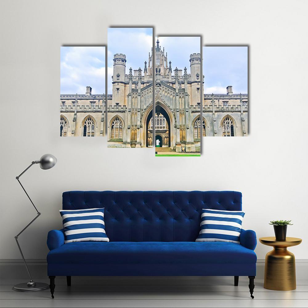 University Of Cambridge In England Canvas Wall Art-4 Pop-Gallery Wrap-50" x 32"-Tiaracle