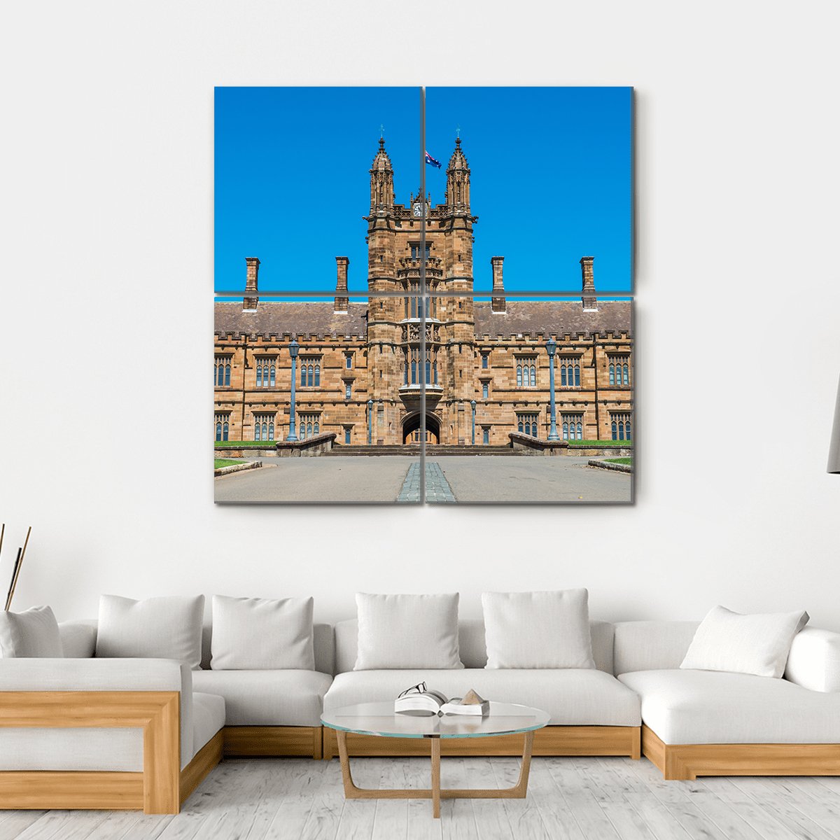 University Of Sydney Canvas Wall Art-4 Square-Gallery Wrap-17" x 17"-Tiaracle