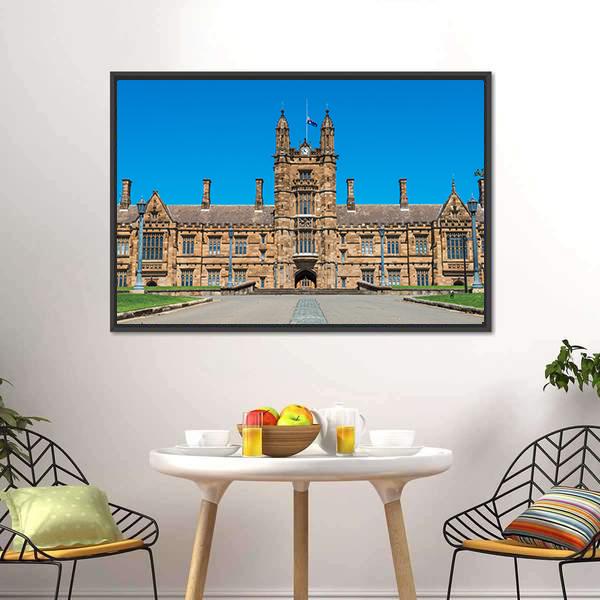 University Of Sydney Canvas Wall Art-1 Piece-Floating Frame-24" x 16"-Tiaracle