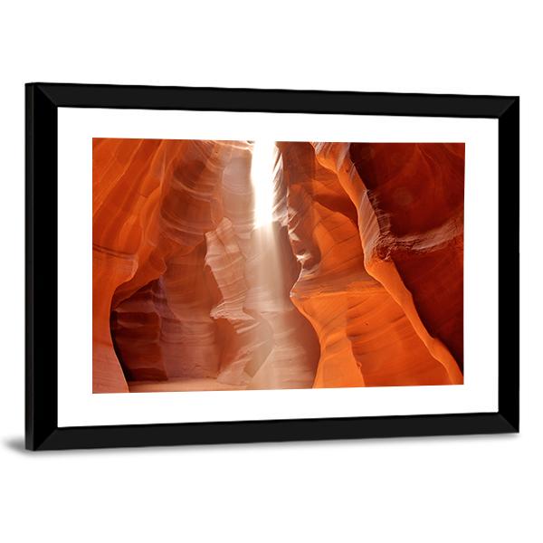 Upper Antelope Canyon Vertical Canvas Wall Art-3 Vertical-Gallery Wrap-12" x 25"-Tiaracle