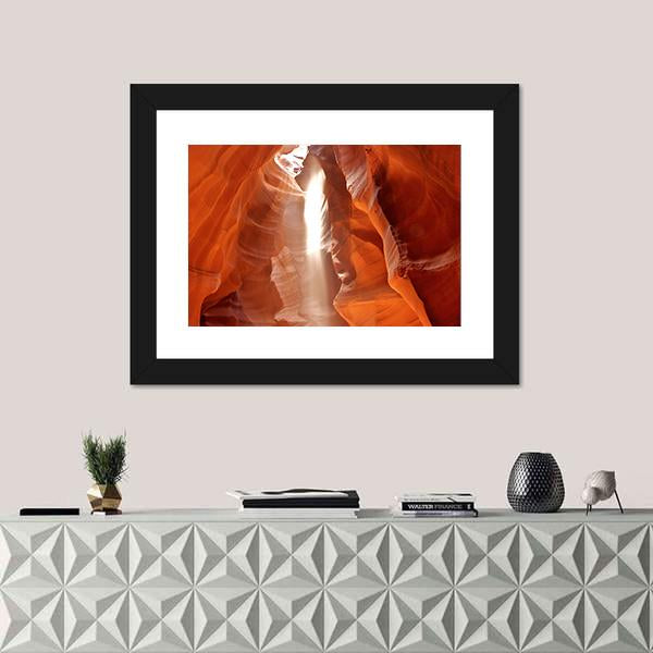 Upper Antelope Canyon Vertical Canvas Wall Art-3 Vertical-Gallery Wrap-12" x 25"-Tiaracle