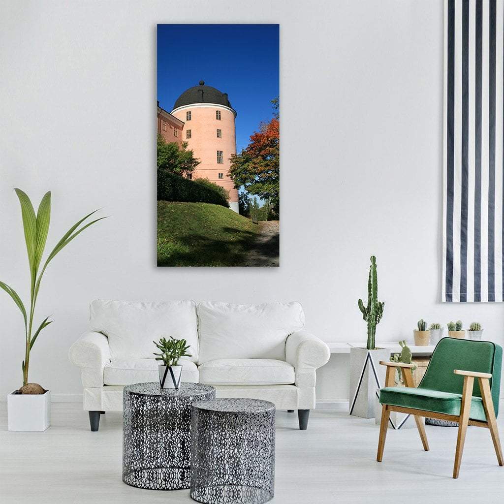 Uppsala Castle In Sweden Vertical Canvas Wall Art-1 Vertical-Gallery Wrap-12" x 24"-Tiaracle