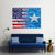 USA And Somalia Flag Canvas Wall Art-4 Horizontal-Gallery Wrap-34" x 24"-Tiaracle