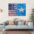 USA And Somalia Flag Canvas Wall Art-4 Horizontal-Gallery Wrap-34" x 24"-Tiaracle