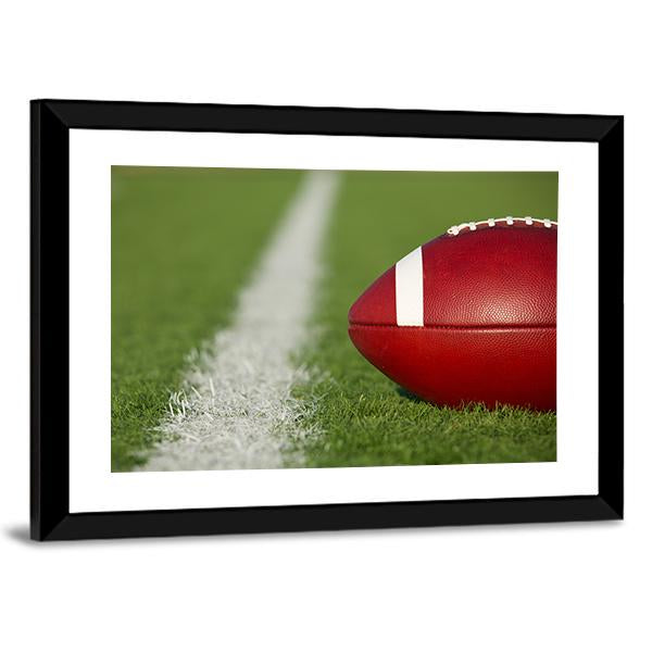 USA Football Canvas Wall Art-3 Horizontal-Gallery Wrap-25&quot; x 16&quot;-Tiaracle