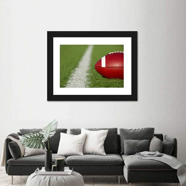 USA Football Canvas Wall Art-3 Horizontal-Gallery Wrap-25&quot; x 16&quot;-Tiaracle