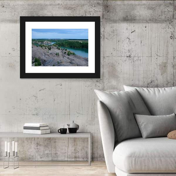 Ushakov Open Pits In Tula Region Russia Canvas Wall Art-3 Horizontal-Gallery Wrap-25" x 16"-Tiaracle