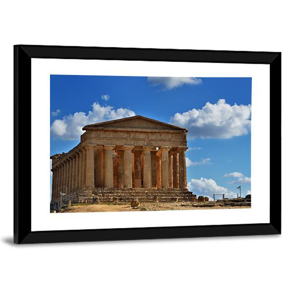 Valley Of The Temples Canvas Wall Art-3 Horizontal-Gallery Wrap-25" x 16"-Tiaracle