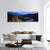 Valley With River And Mountains During Sunrise Panoramic Canvas Wall Art-3 Piece-25" x 08"-Tiaracle