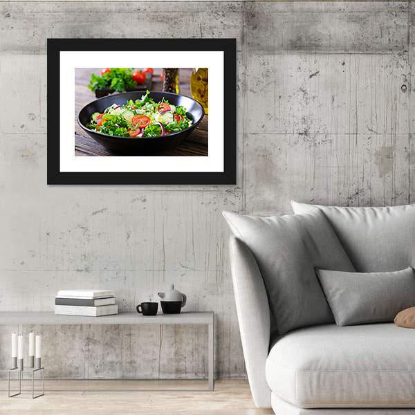 Vegan Vegetable Food Canvas Wall Art-5 Horizontal-Gallery Wrap-22" x 12"-Tiaracle
