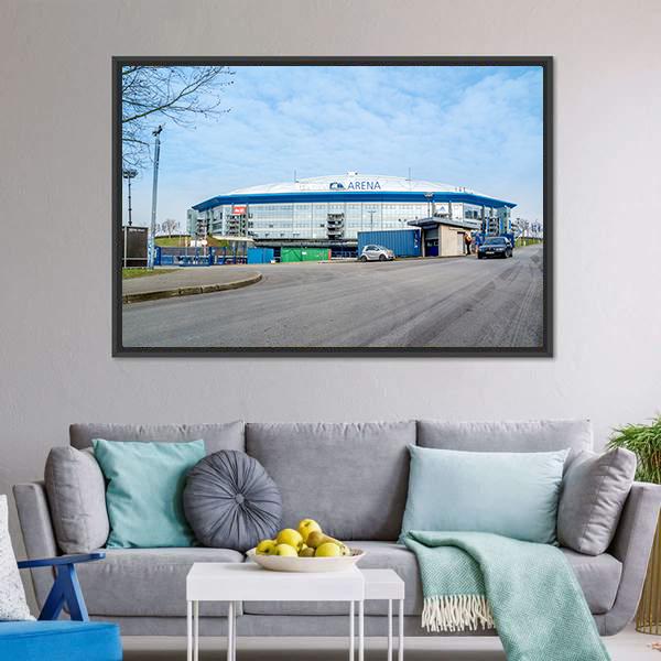 Veltins Arena Germany Canvas Wall Art-3 Horizontal-Gallery Wrap-25" x 16"-Tiaracle