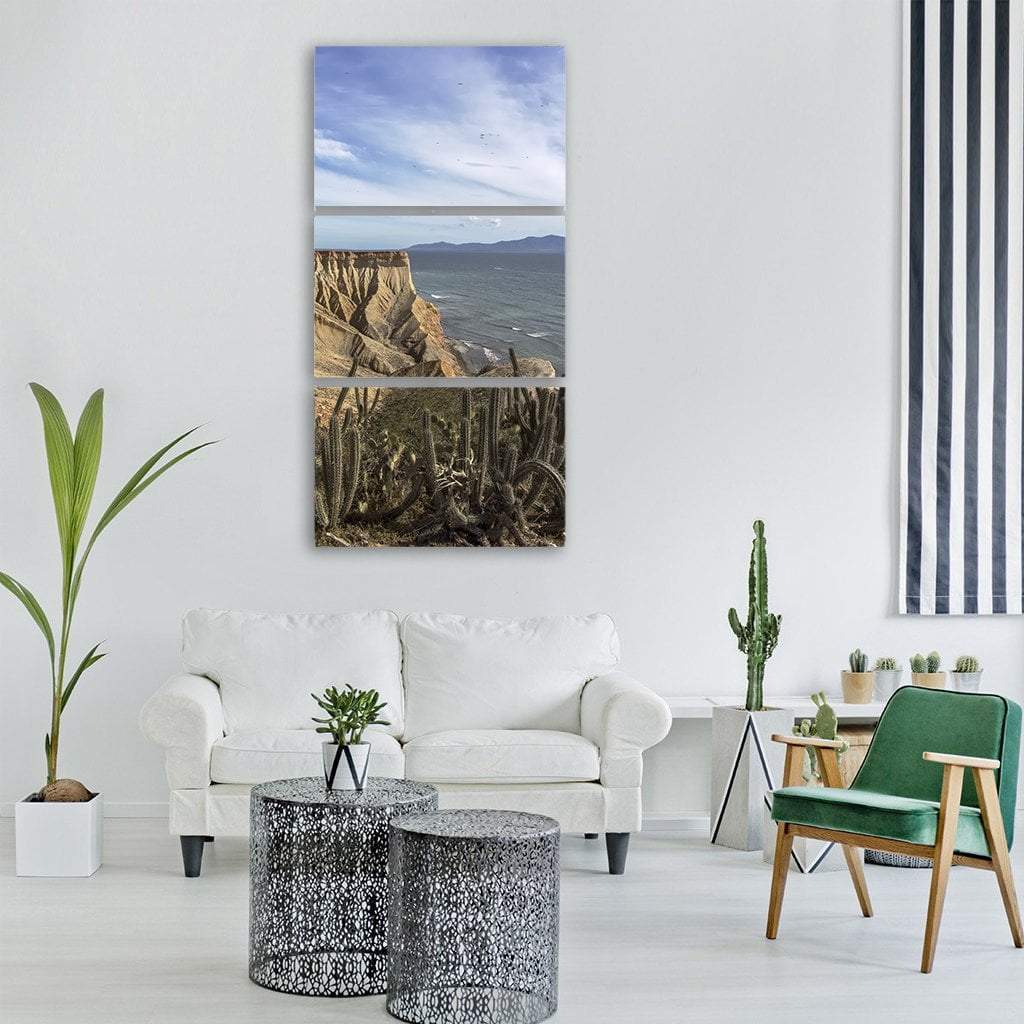 Venezuela Mountains Landscape With River Vertical Canvas Wall Art-1 Vertical-Gallery Wrap-12" x 24"-Tiaracle