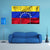 Venezuela Waving Flag Canvas Wall Art-4 Pop-Gallery Wrap-50" x 32"-Tiaracle