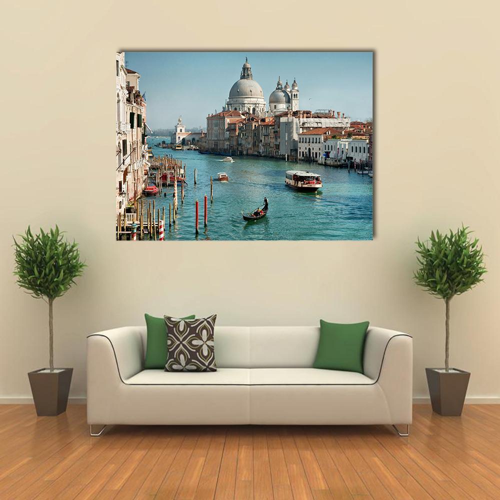 Venice In Daylight Canvas Wall Art-4 Square-Gallery Wrap-17" x 17"-Tiaracle