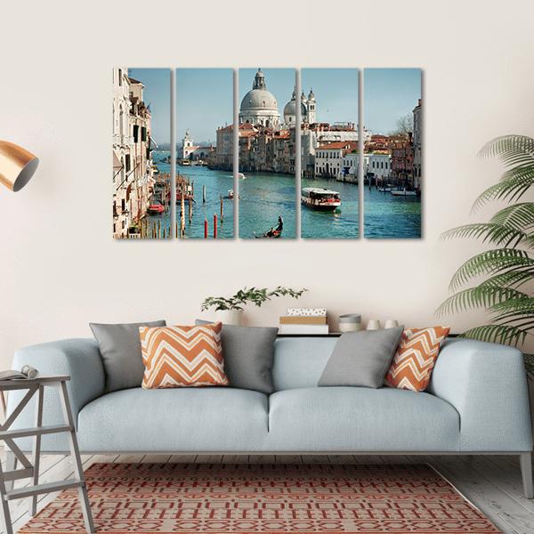 Venice In Daylight Canvas Wall Art-5 Horizontal-Gallery Wrap-22" x 12"-Tiaracle