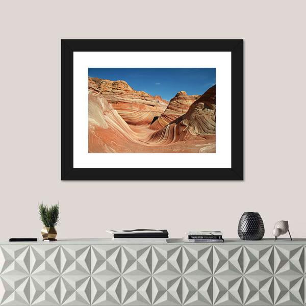 Vermilion Cliffs National Monument Canvas Wall Art-1 Piece-Framed Print-20" x 16"-Tiaracle