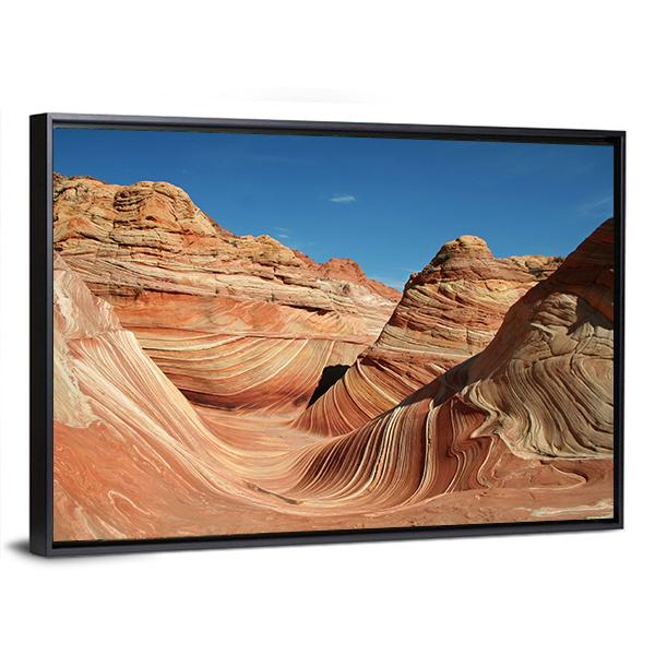 Vermilion Cliffs National Monument Canvas Wall Art-5 Horizontal-Gallery Wrap-22" x 12"-Tiaracle