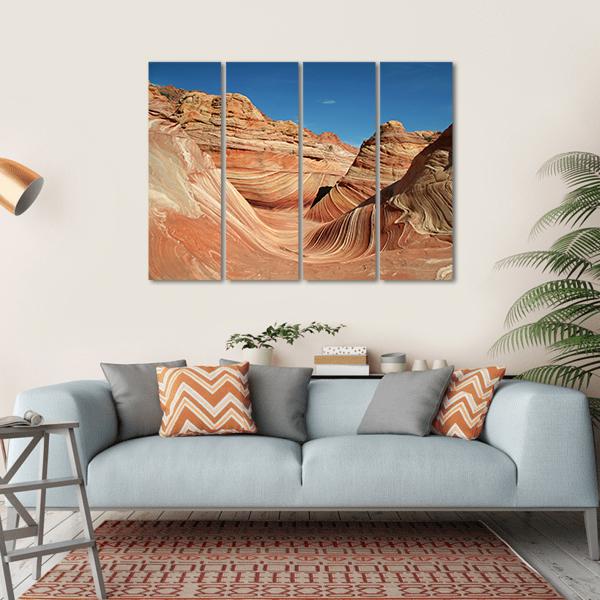 Vermilion Cliffs National Monument Canvas Wall Art-4 Horizontal-Gallery Wrap-34" x 24"-Tiaracle