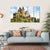 Vianden Castle Fortifications Canvas Wall Art-5 Horizontal-Gallery Wrap-22" x 12"-Tiaracle