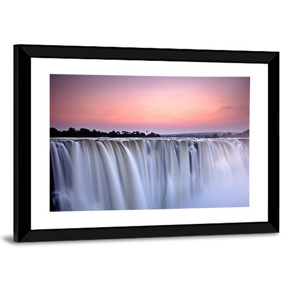 Victoria Falls Canvas Wall Art-3 Horizontal-Gallery Wrap-25" x 16"-Tiaracle