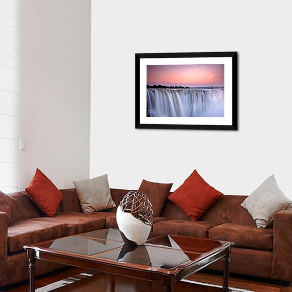 Victoria Falls Canvas Wall Art-3 Horizontal-Gallery Wrap-25" x 16"-Tiaracle