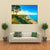 Vieste And Pizzomunno Beach View Canvas Wall Art-1 Piece-Gallery Wrap-48" x 32"-Tiaracle