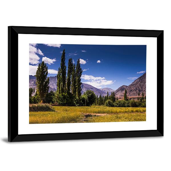 View Along The Road In Leh Ladakh Canvas Wall Art-3 Horizontal-Gallery Wrap-25" x 16"-Tiaracle