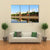 View From Moscow River On Kremlin Canvas Wall Art-3 Horizontal-Gallery Wrap-37" x 24"-Tiaracle