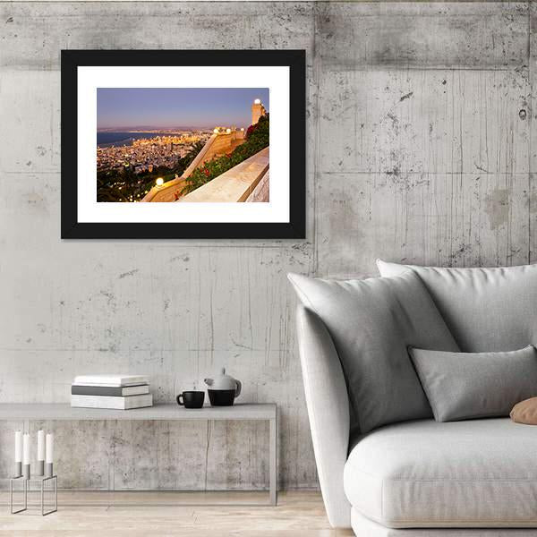 View From Mount Carmel To Port Canvas Wall Art-3 Horizontal-Gallery Wrap-25" x 16"-Tiaracle