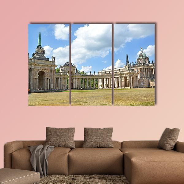 View Of A Colonnade And The New Palace Canvas Wall Art-3 Horizontal-Gallery Wrap-25" x 16"-Tiaracle