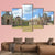 View Of A Colonnade And The New Palace Canvas Wall Art-1 Piece-Gallery Wrap-48" x 32"-Tiaracle