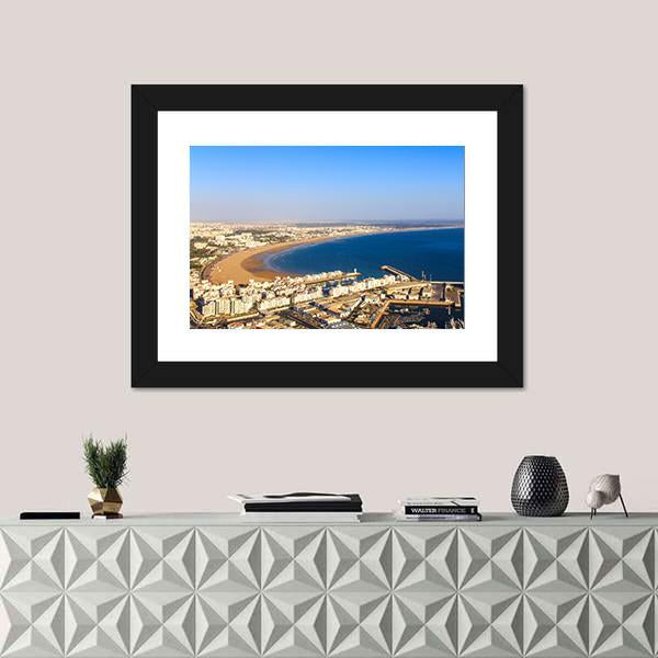 Agadir Cityscape Panoramic Canvas Wall Art-1 Piece-36" x 12"-Tiaracle