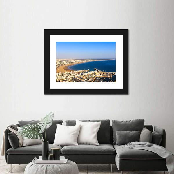 Agadir Cityscape Panoramic Canvas Wall Art-1 Piece-36" x 12"-Tiaracle