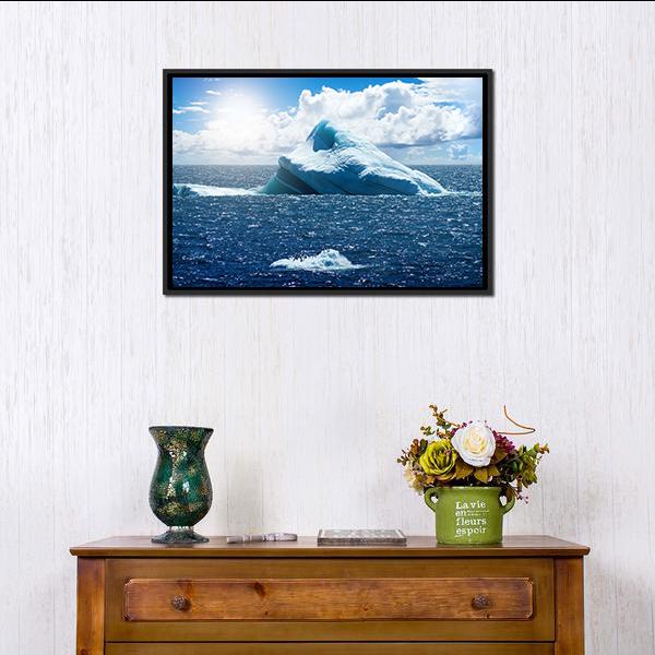 View Of Atlantic Ocean Panoramic Canvas Wall Art-1 Piece-36" x 12"-Tiaracle