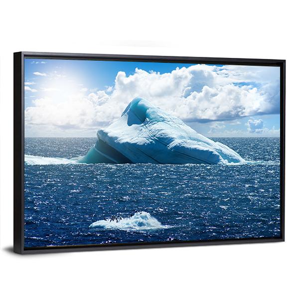 View Of Atlantic Ocean Panoramic Canvas Wall Art-1 Piece-36" x 12"-Tiaracle