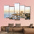 View Of Beirut Canvas Wall Art-5 Pop-Gallery Wrap-47" x 32"-Tiaracle