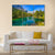 View Of Blue Lake And Cervino Mount Matterhorn Canvas Wall Art-3 Horizontal-Gallery Wrap-37" x 24"-Tiaracle