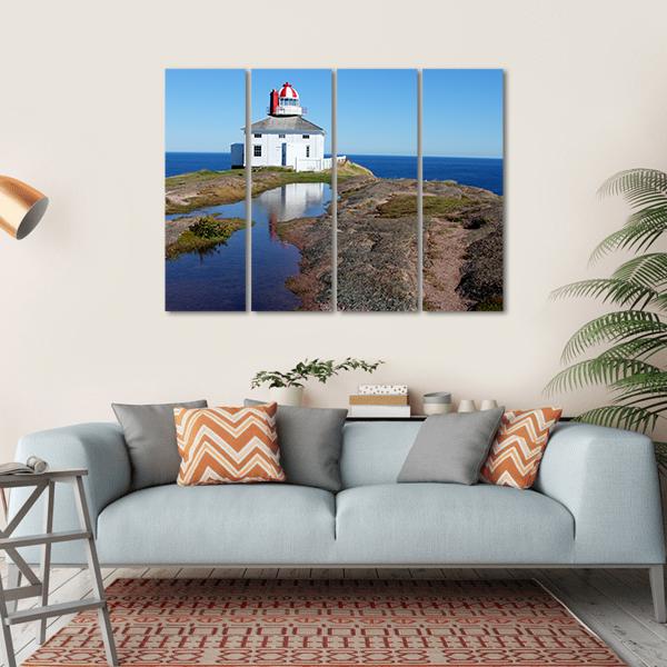 View Of Cape Spear In Canada Canvas Wall Art-4 Horizontal-Gallery Wrap-34" x 24"-Tiaracle