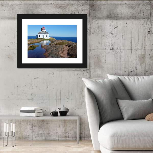 View Of Cape Spear In Canada Canvas Wall Art-3 Horizontal-Gallery Wrap-25" x 16"-Tiaracle